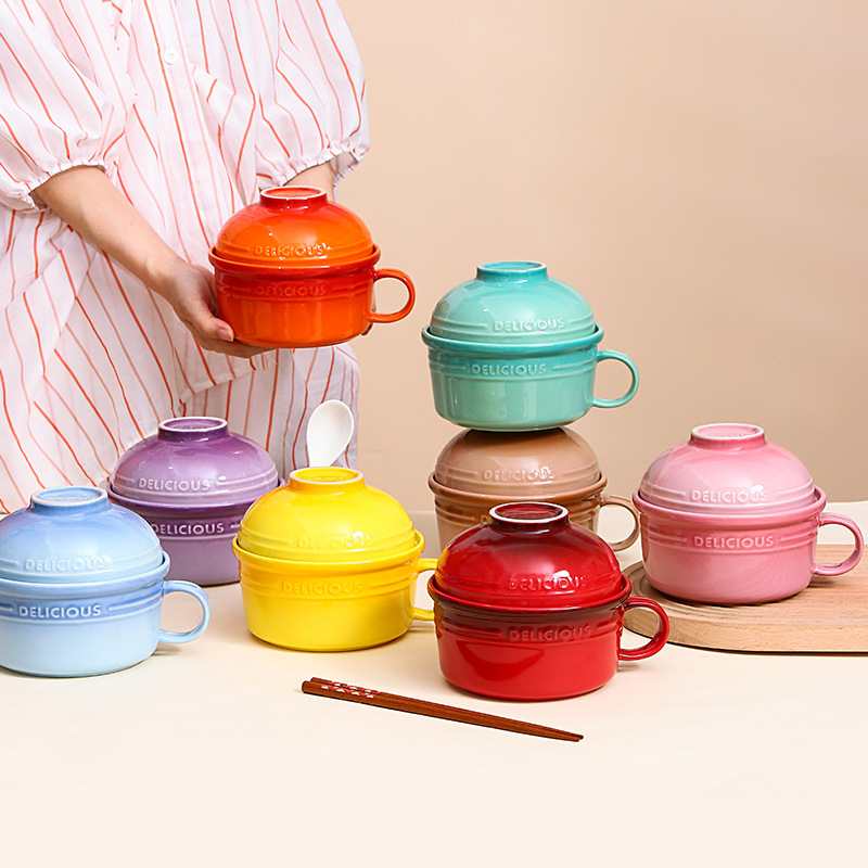 Dim Sum Basket - Taza de cuenco de fideos instantáneos