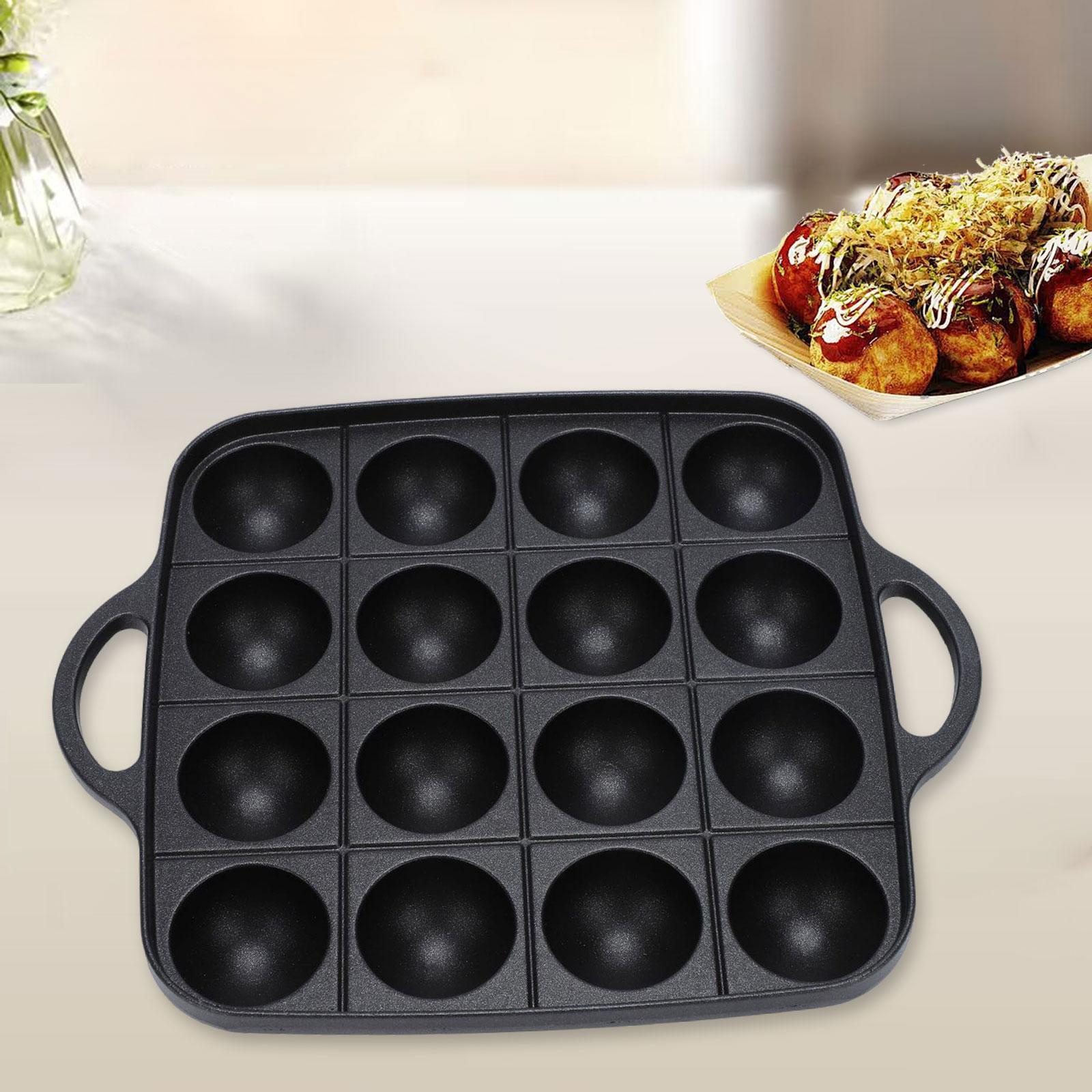 Takoyaki Grill Plate - Takoyaki Grill Pan 16 cavidades Fácil