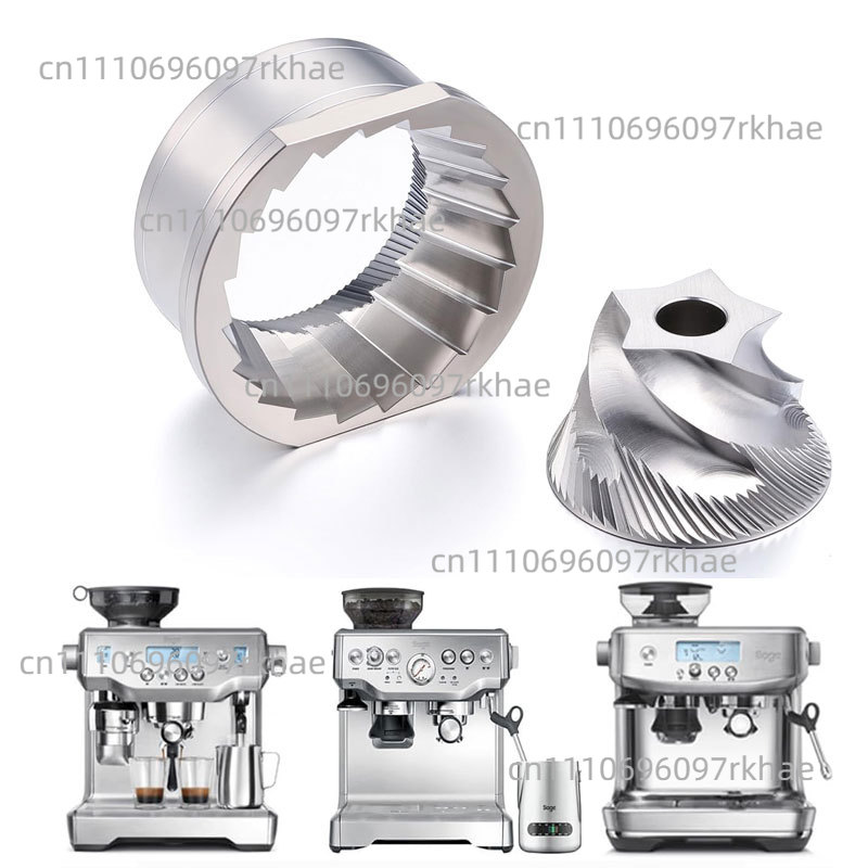 Breville Espresso Barista Express - Muelas Cónicas Superiores e Inferiores de
