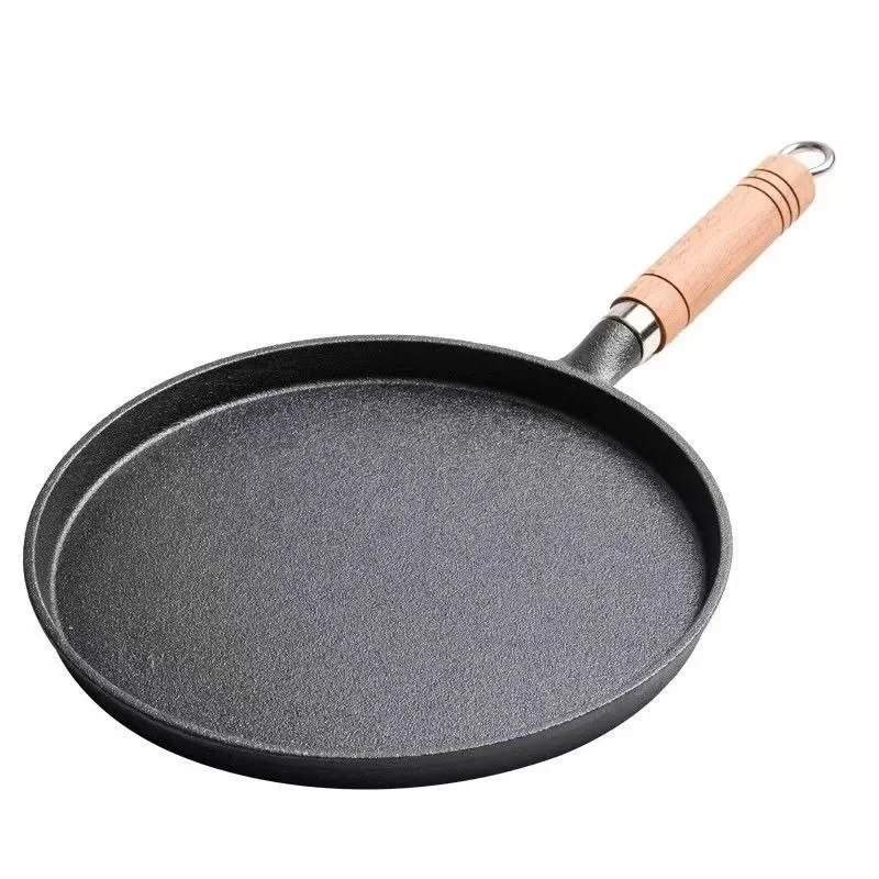 Mini Pancake Griddle - Sartén de hierro fundido de 26cm,