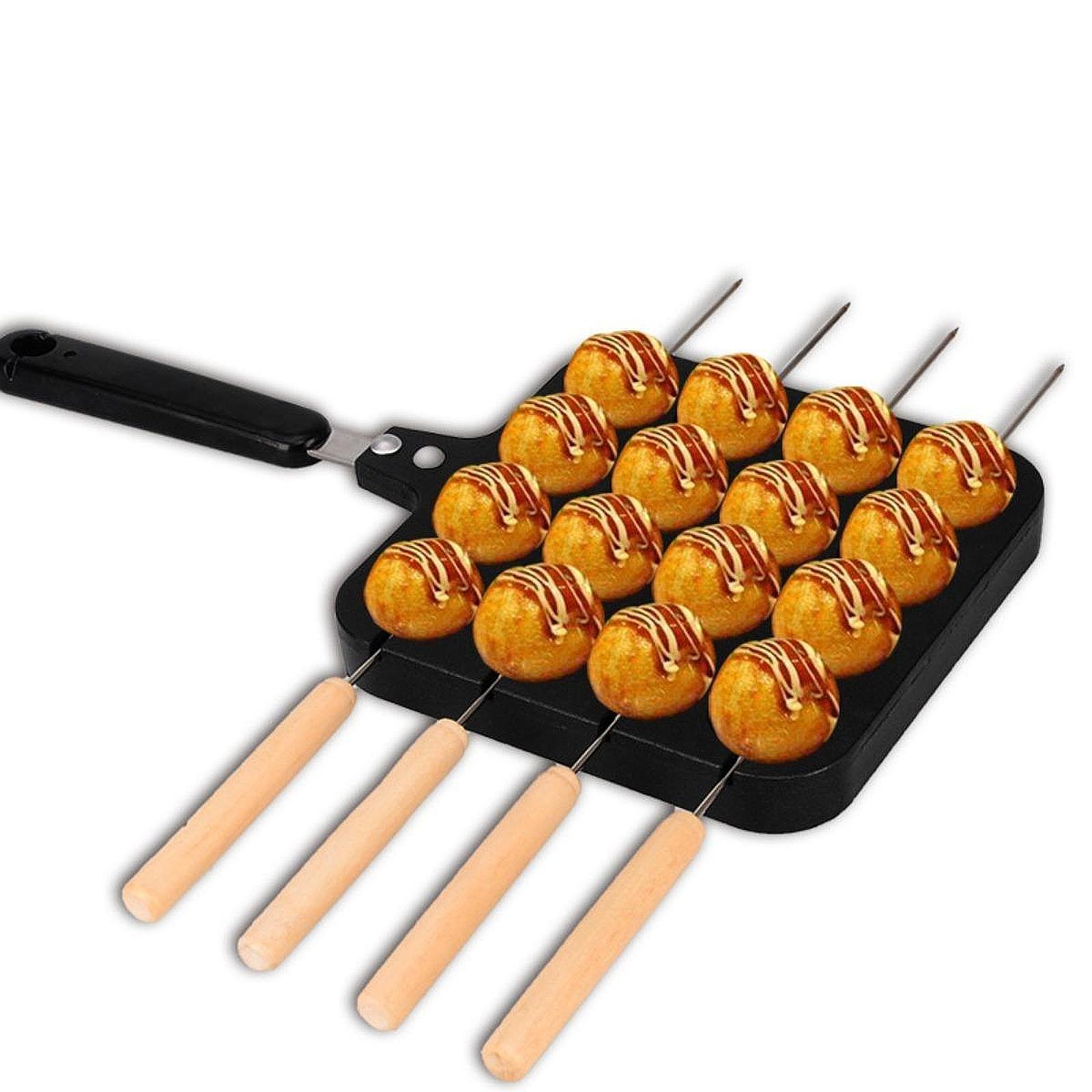Takoyaki Grill Plate - Sartén para Takoyaki, Plancha para Gofres,