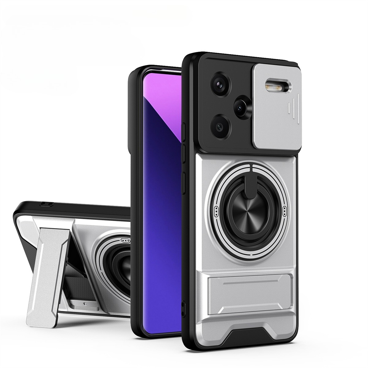Taco Stand Holder - Funda de teléfono con lente deslizante