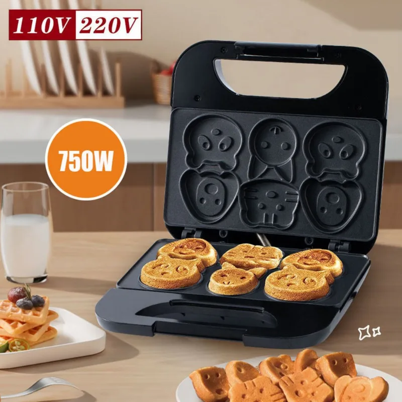 Mini Pancake Griddle - Máquina para Hacer Galletas con Diseño