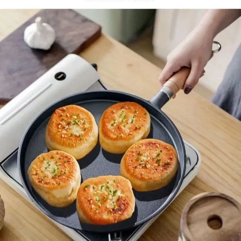 Sartén de Hierro Fundido sin R - Mini Pancake Griddle reseña y precio