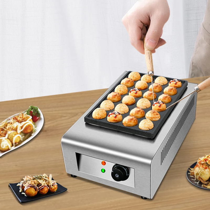 Máquina Eléctrica Comercial de - Takoyaki Grill Plate reseña y precio