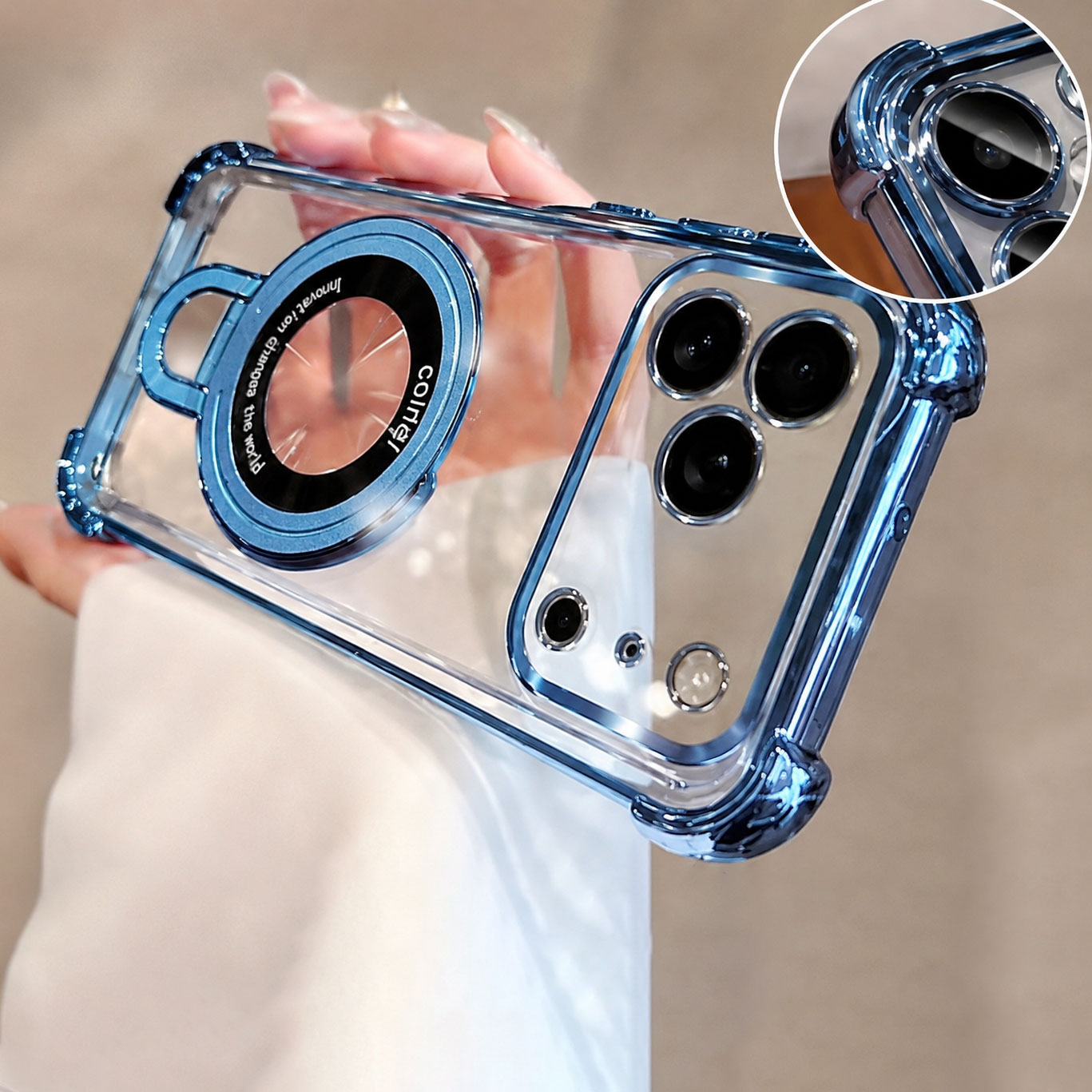 Funda de Teléfono Transparente - Taco Stand Holder reseña y precio