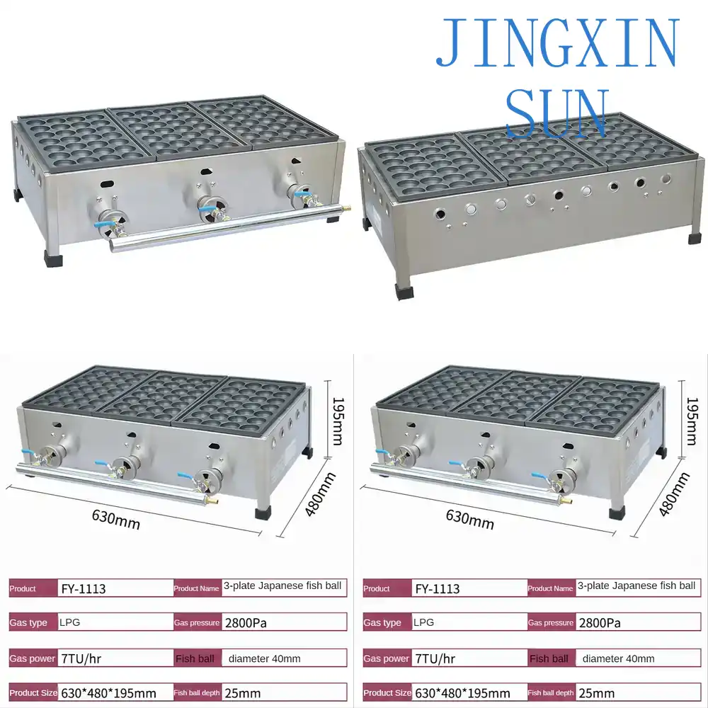 Horno de Gas para Bolas de Pes - Takoyaki Grill Plate reseña y precio
