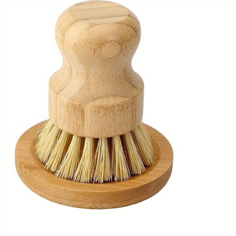 Cepillo de bambú para fregar p - Cast Iron Corn reseña y precio