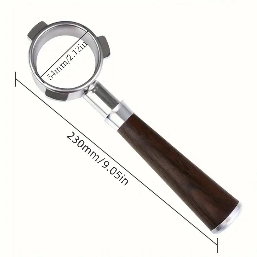 Portafiltro sin fondo de 54mm  - Breville Espresso Barista Express reseña y precio