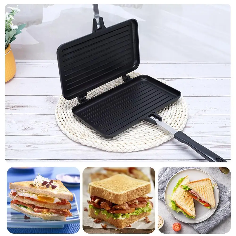 Sartén antiadherente de doble  - Mini Pancake Griddle reseña y precio