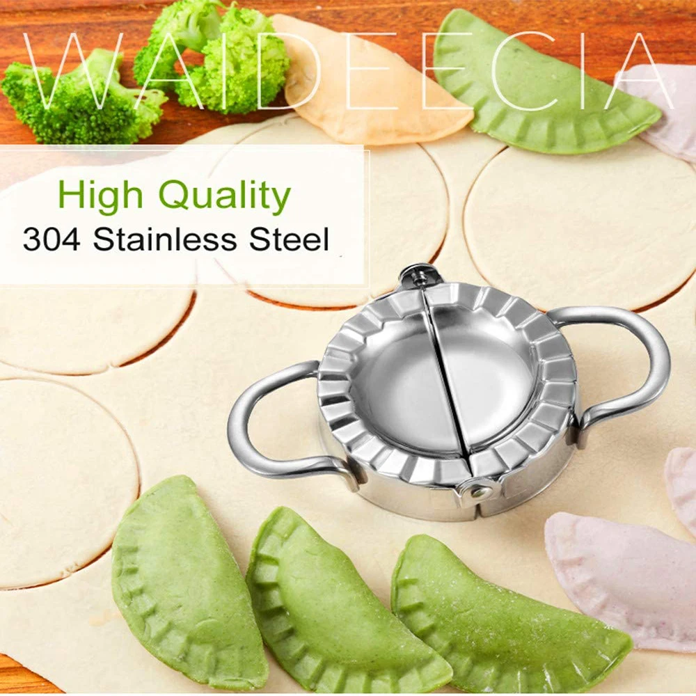 Molde para dumplings de acero  - Dumpling Press Set reseña y precio