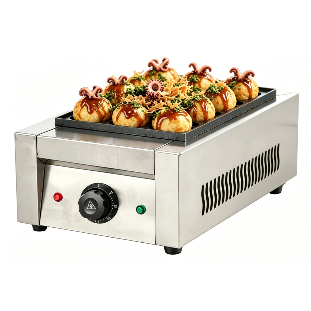 Máquina comercial eléctrica pa - Takoyaki Grill Plate reseña y precio