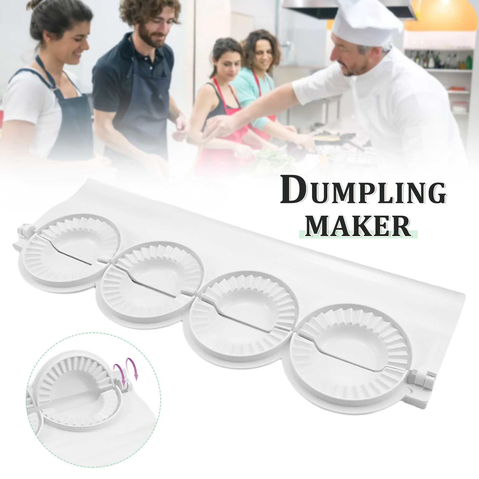 Molde grande para Bola de masa - Dumpling Press Set reseña y precio