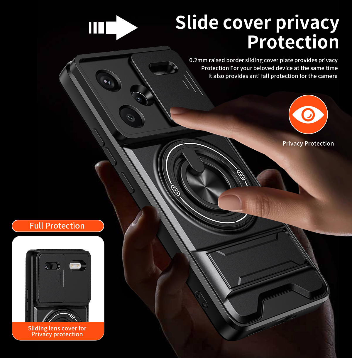 Funda de teléfono con lente de - Taco Stand Holder reseña y precio