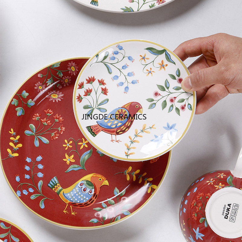 Plato de cerámica europea con  - Dim Sum Basket reseña y precio