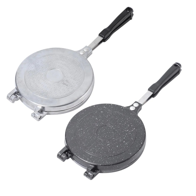 Sartén de doble cara de aleaci - Mini Pancake Griddle reseña y precio