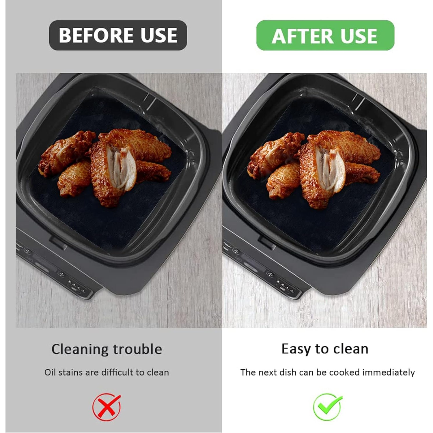 Juego de revestimiento de sili - Ninja Air Fryer Af300 reseña y precio
